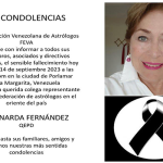 Nuestra querida colega Narda Fernández se nos fue hacia las estrellas…