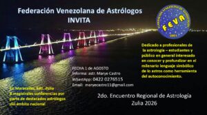 En Maracaibo: «2do Encuentro Regional de Astrología Zulia 2026»