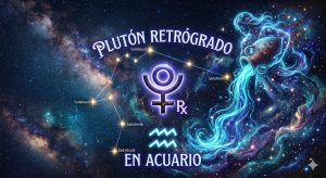 PLUTÓN de retroceso en Acuario